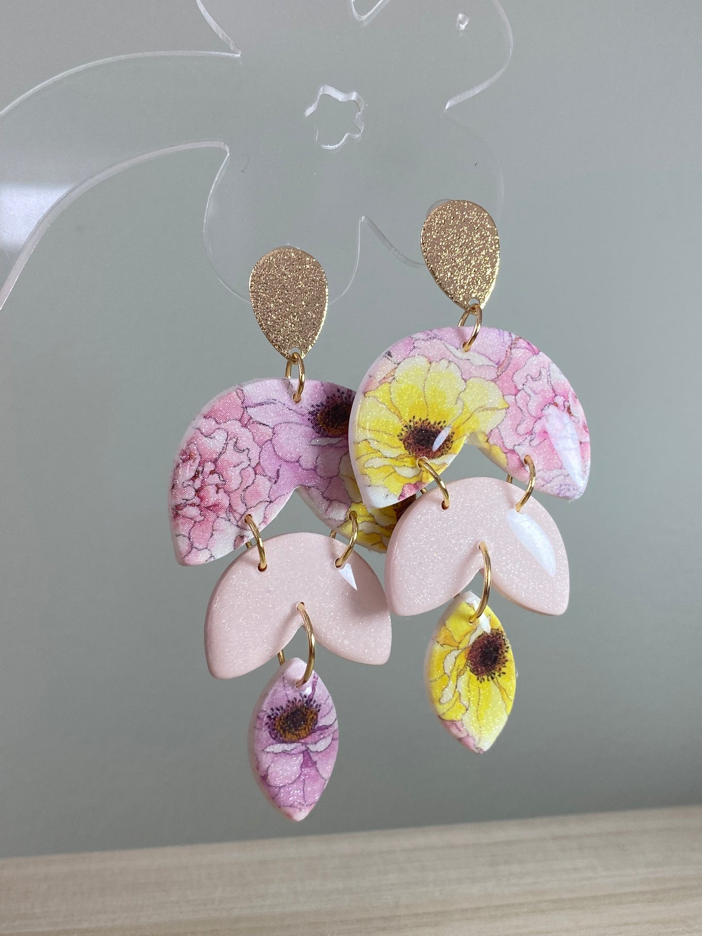 Vårvibe trippel blomstrende rosa