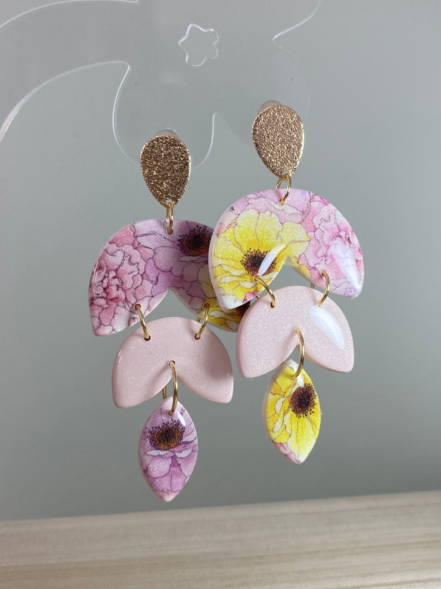 Vårvibe trippel blomstrende rosa