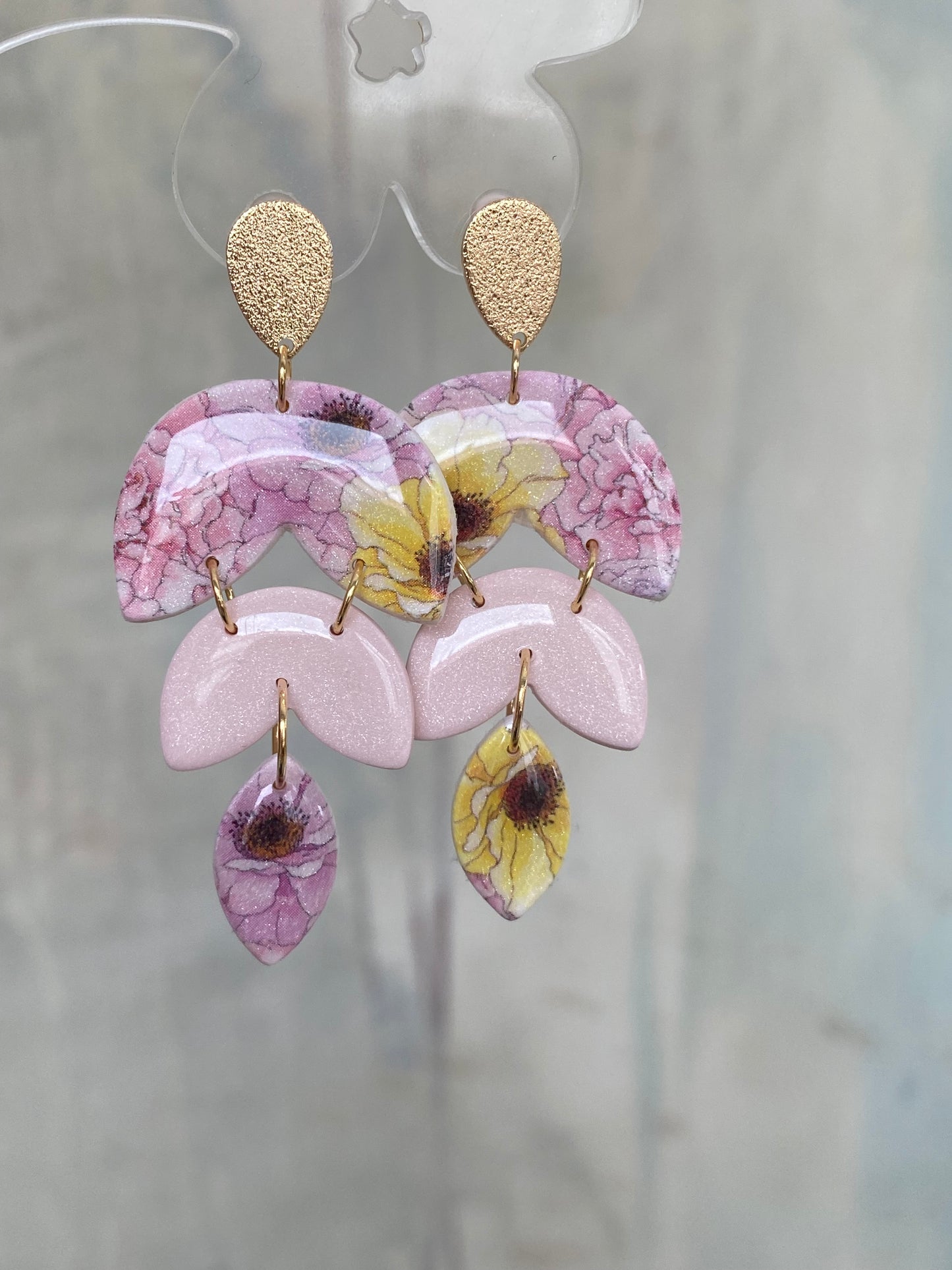 Vårvibe trippel blomstrende rosa