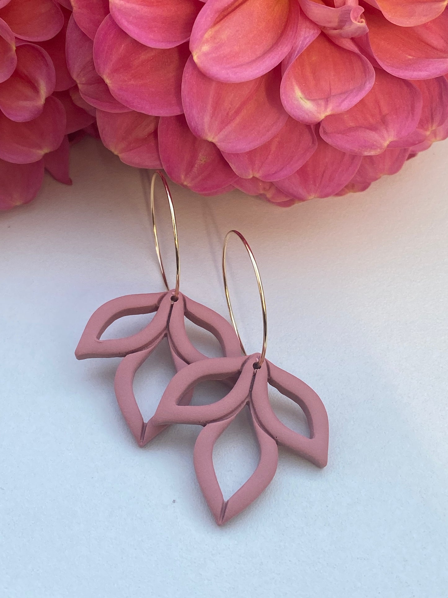 Boho blad lys teracotta