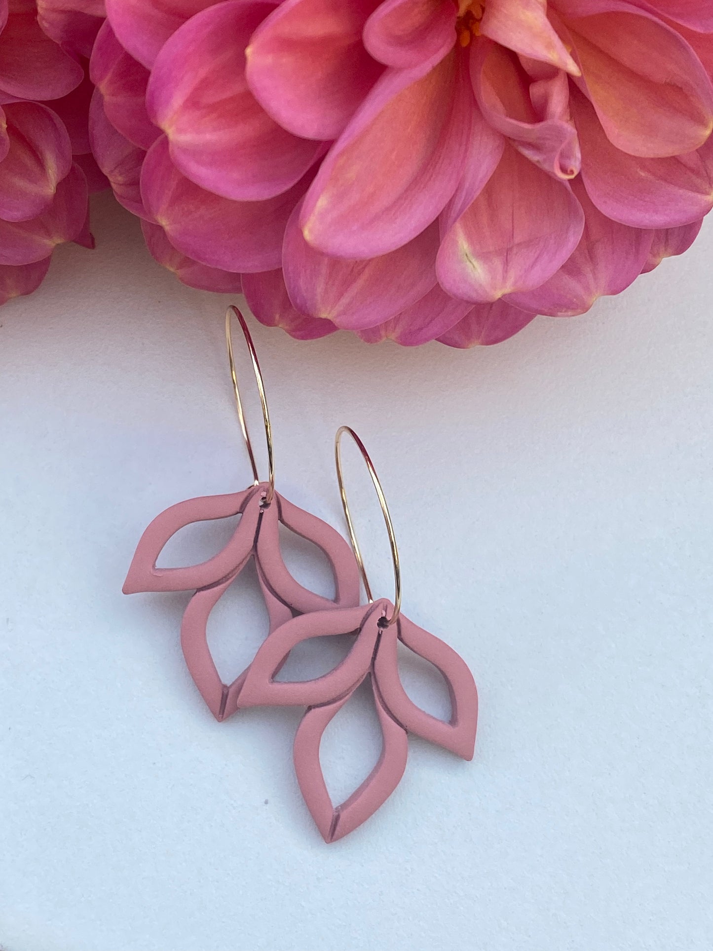 Boho blad lys teracotta