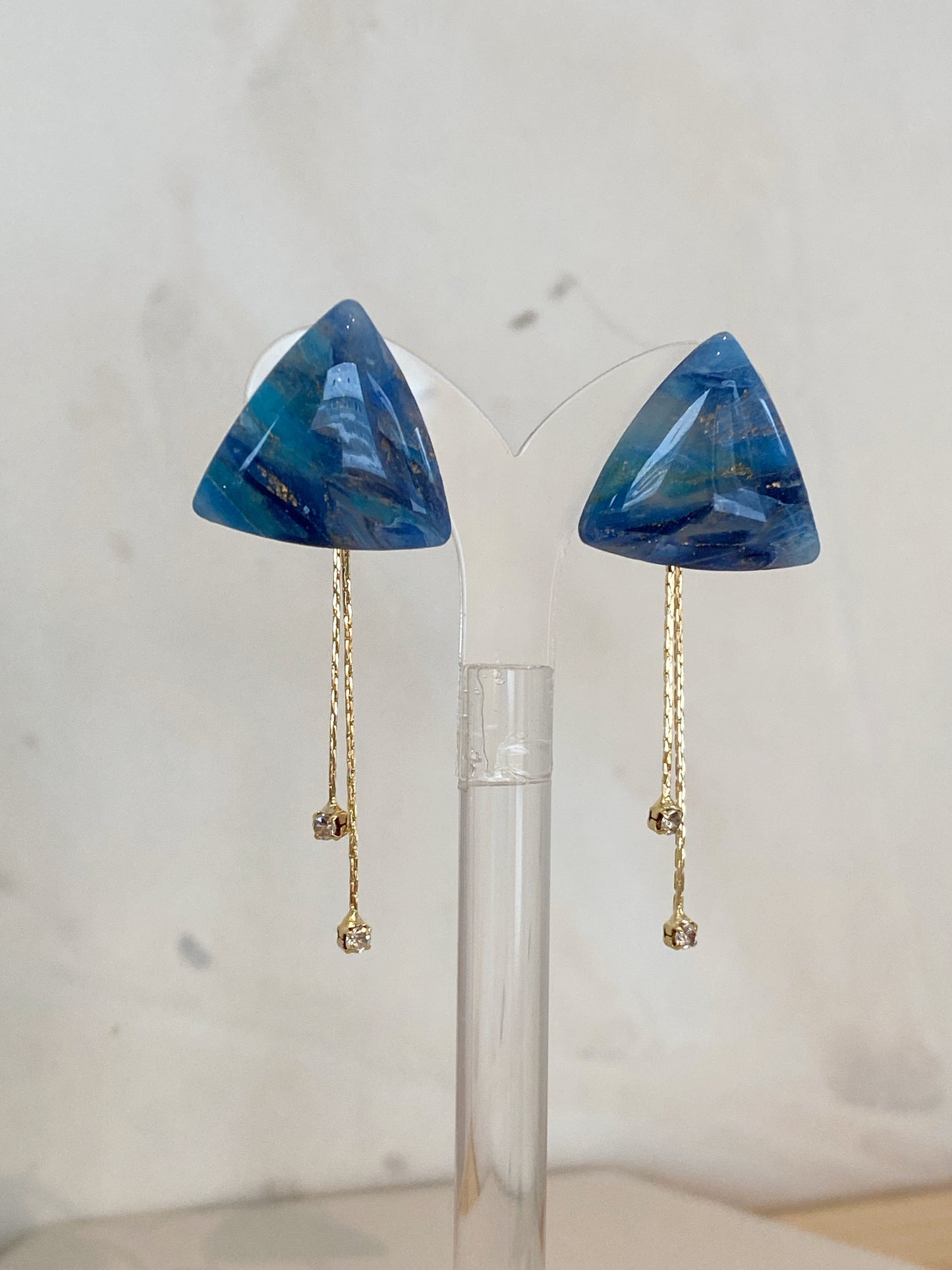Vinterhav studs trekantede med glambakdeler