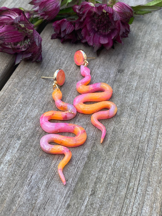 Fargeelsk-neon slanger