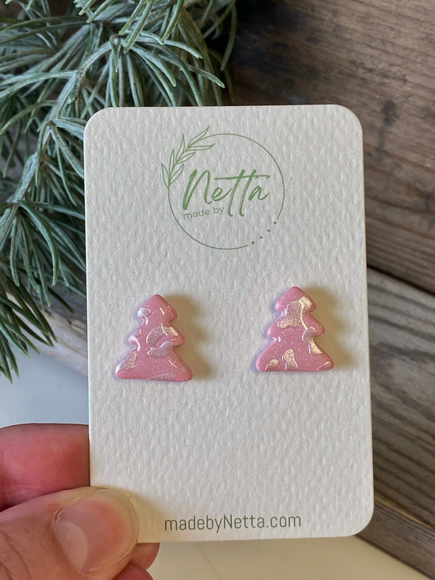 Rosa juletrestuds