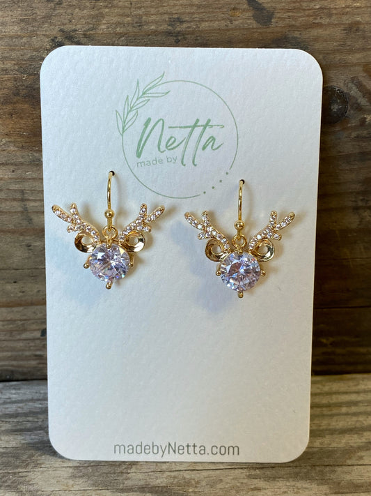 Bling glitrende reinsdyr