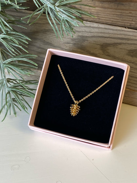 Halssmykke med kongle